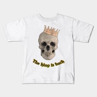 King skull head Kids T-Shirt
